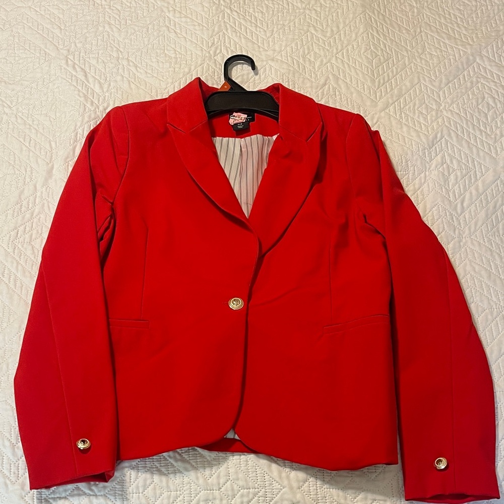 Nicole Miller Bold Red Blazer